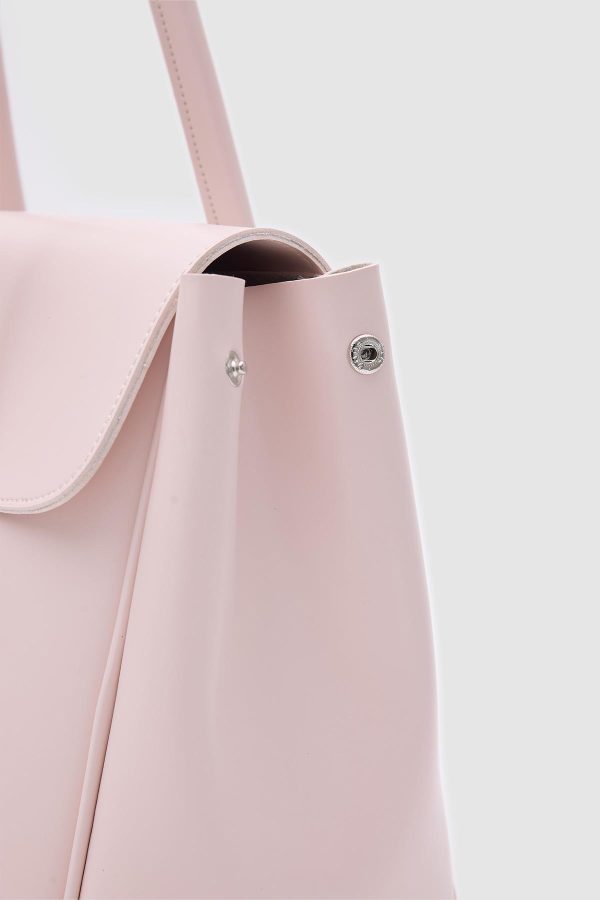 Chic Pastel Pink Handbag - Image 4